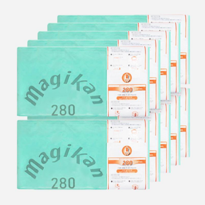 매직캔 정품리필봉투 280그린 27리터용 280R10G