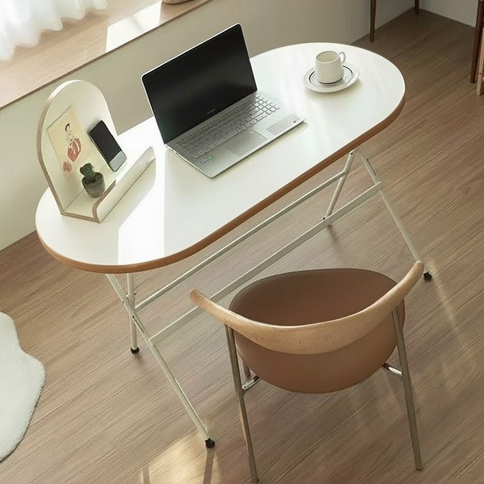 실버미어 1인식탁 접이식 테이블, 2인용, 02화이트기본형