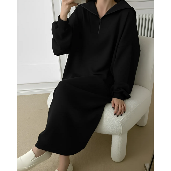 언니들의옷장 세라 반집업 롱 원피스