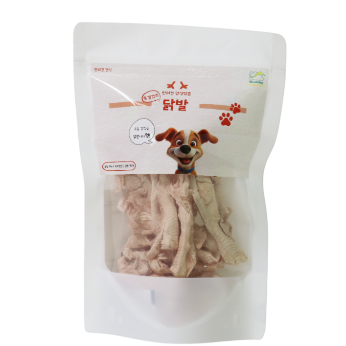 헬시하이펫 반려동물 동결건조 무뼈닭발 강아지 닭고기 간식