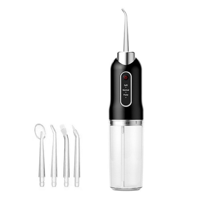 AOSS 방수 휴대용 무선 구강세정기+전용팁4종 세트