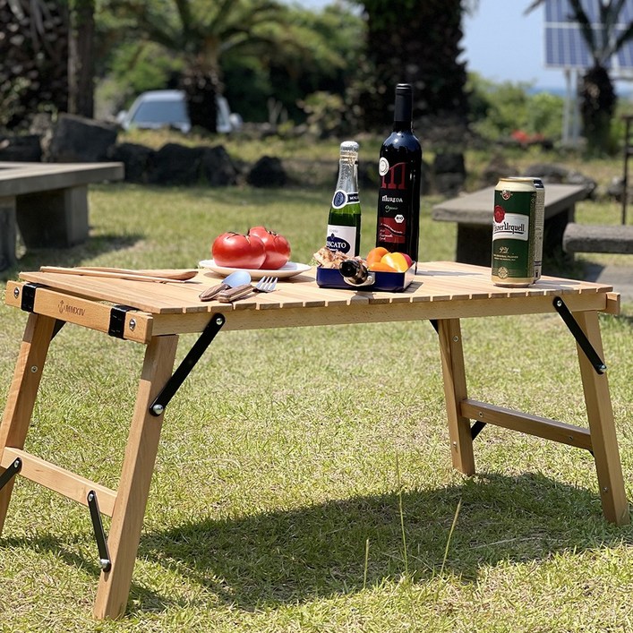 재고정리 한정수량 엘림스 고급 접이식 튼튼한 4인용 롤 테이블