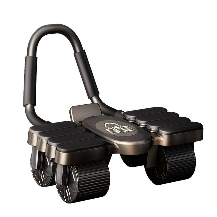 6륜 와이드 AB슬라이드 팔꿈치 지지대 8개, 복근운동기구 홈트레이닝 저소음