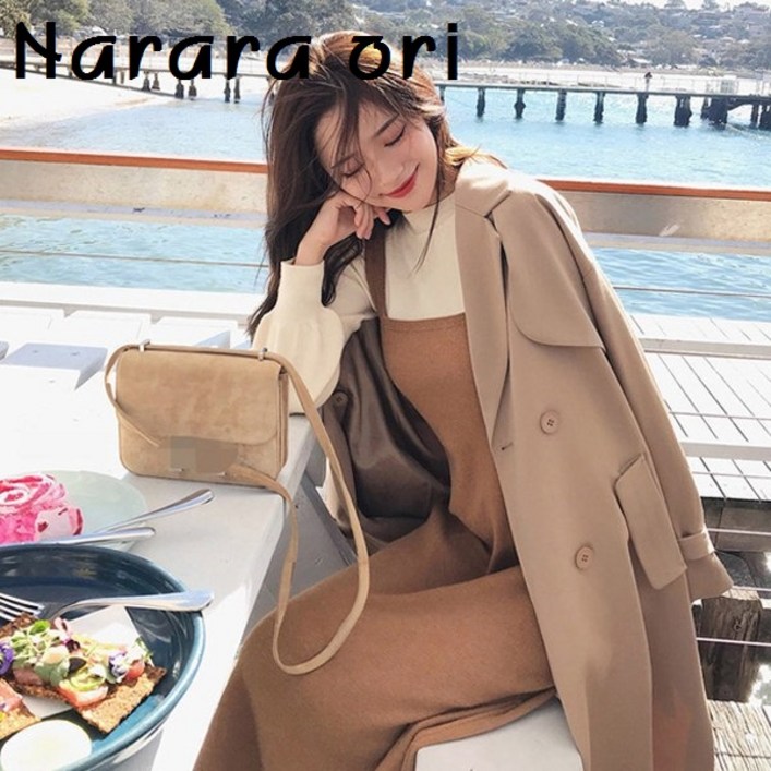코코블랑 제니 레이어링니트원피스 롱