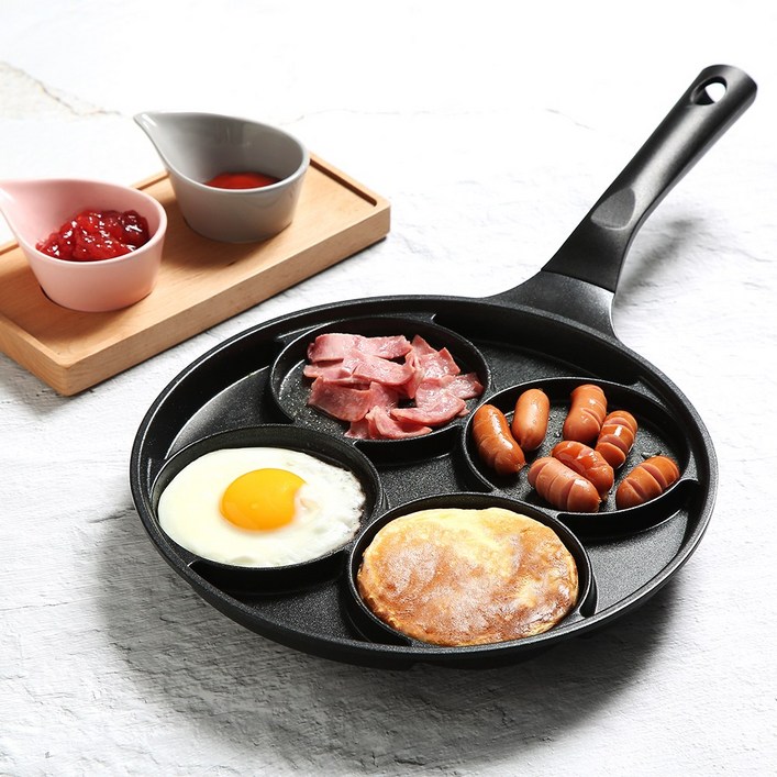 셰프라인 인덕션 IH 멀티 에그팬 4구 계란후라이팬, 1개, 27cm 셰프라인 인덕션 IH 멀티 에그팬 4구 계란후라이팬, 1개, 27cm