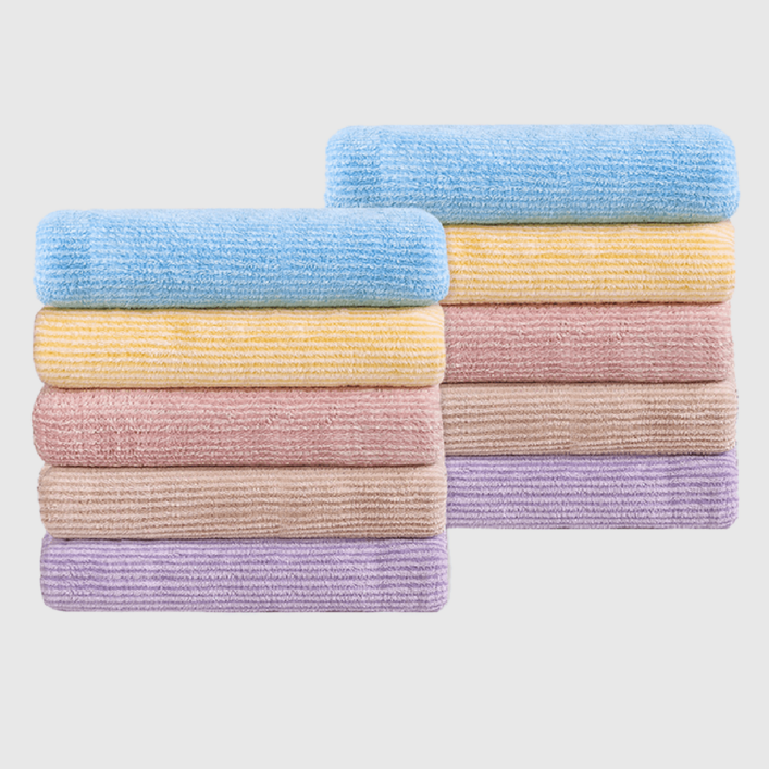 연화삼월 수건 독일 5성급 수건 10장 호텔 수건 40수 세면 타올 먼지없는 수건 수건 5개 OEKO-TEX 알러지/진드기방지 항균인증, 10개, 5색상