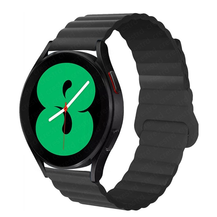 Fegwilde 20mm 22mm 갤럭시워치 스포츠 마그네틱 실리콘 루프 스트랩 갤럭시 프론티어기어S3 7 6 5 4 클래식 40mm 44mm 46mm 42mm 43mm 47mm