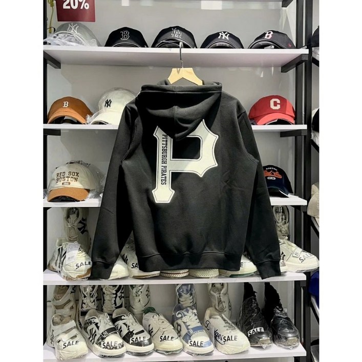 뉴에라 MLB 엠브로이더 후드 티셔츠 2종