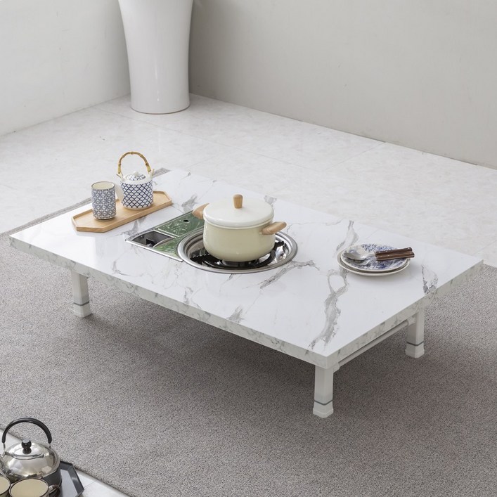 에코베스트 고기불판테이블  거실테이블 밥상 다과상  불판테이블  가정용불판테이블 업소용불판테이블