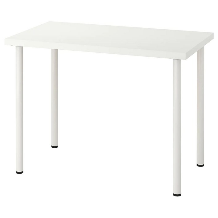 [withIKEA]이케아 테이블, LINNMON+ADILS 린몬+아딜스, 화이트, 100x60 cm