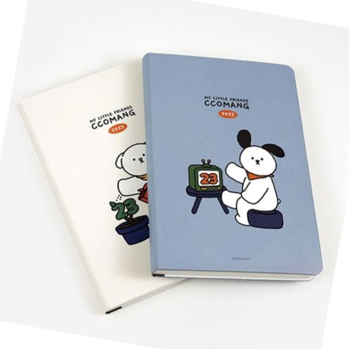 다이어리 귀여운 핑크풋 꼬망 2023 플랜 일기장