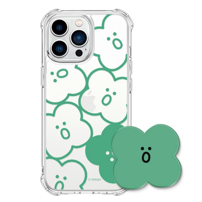 말랑말랑 드로잉 패턴 갤럭시 아이폰 젤하드 휴대폰 케이스아크릴톡