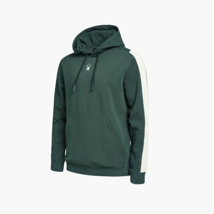 SPYDER 스파이더 공용 슬리브 레터링 로고 후드 SPHPCNHD303UDGN 1637686