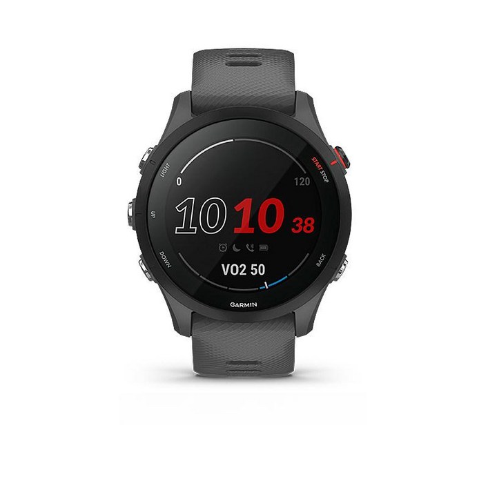 가민 포러너 265 265s 러닝 GPS 블루투스 시계 스마트 워치, 기본 반지 사이즈, 포레너 255 미스테리어스그레이