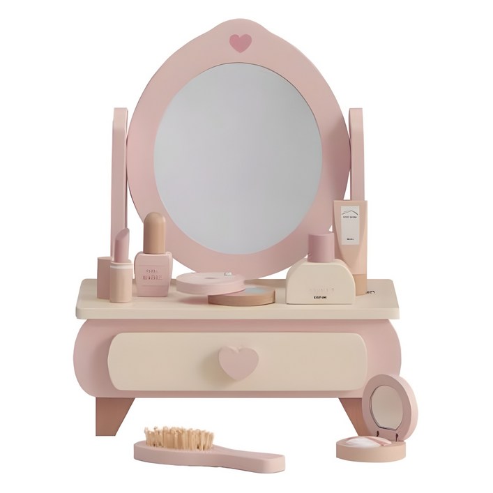 피에스타 우드 테이블 화장대 세트