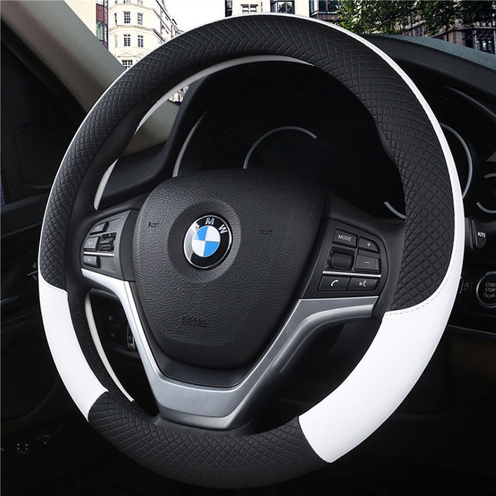 현대 포터2 핸들커버 전용 캐주얼 가죽, 화이트