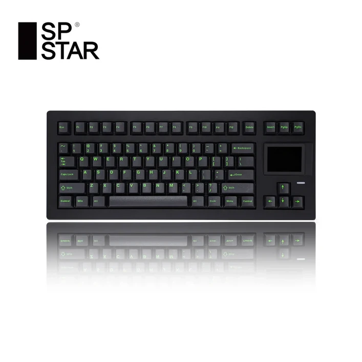 SP STAR D82 PRO 무선 기계식 키보드 트라이 모드 맞춤형 핫 스왑 개스킷 RGB 게이밍 디스플레이 화면