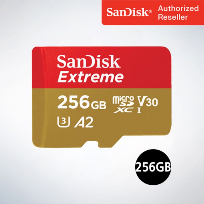 샌디스크sd카드256 샌디스크 마이크로 SD카드 SDXC Extreme 익스트림 QXAV 256GB