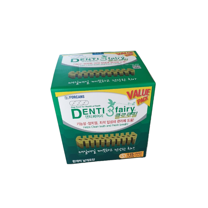 포켄스 덴티페어리 클로로필 밸류팩  S 860g 115P 강아지 덴탈껌