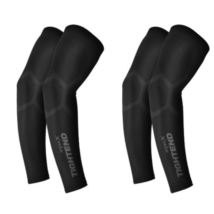 타이트엔드 아쿠아 쿨 엑스핏 다리토시 좌우 세트, 블랙, 2세트