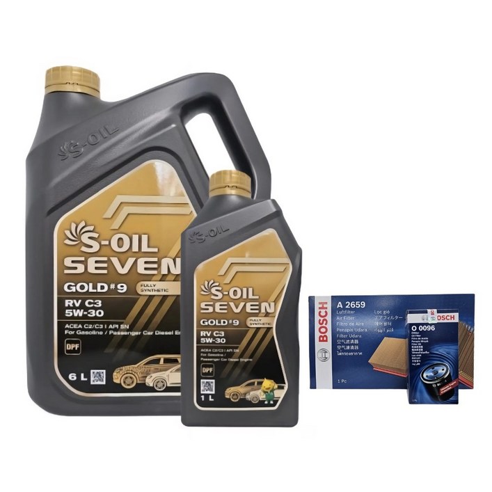 팰리세이드 디젤 세븐골드RV 엔진오일세트HO659BO96