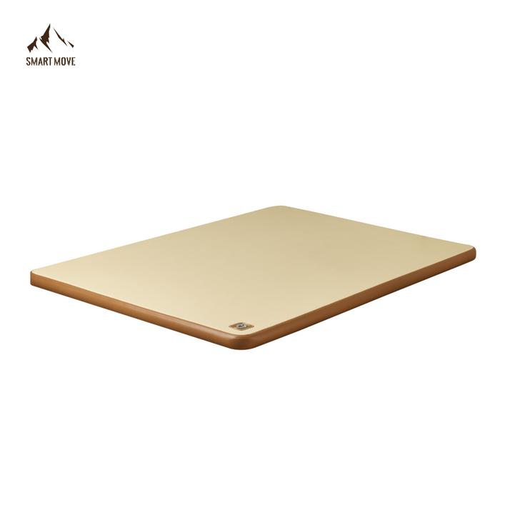 스마트무브 프리미엄 캠핑 고밀도 에어 매트, 두께 10CM 베이지, 200x240