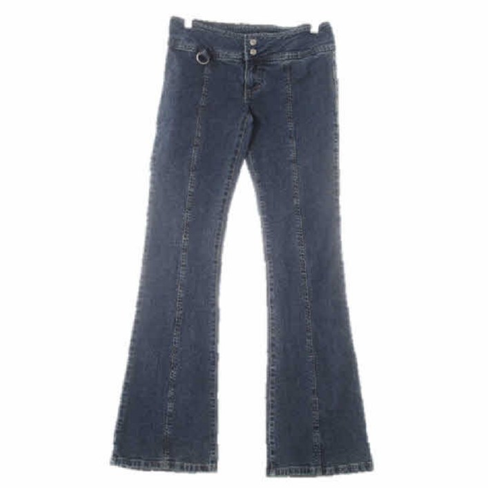 1674 게스 블루 데님 투버튼슬림스트레치플레어진 [67-92]