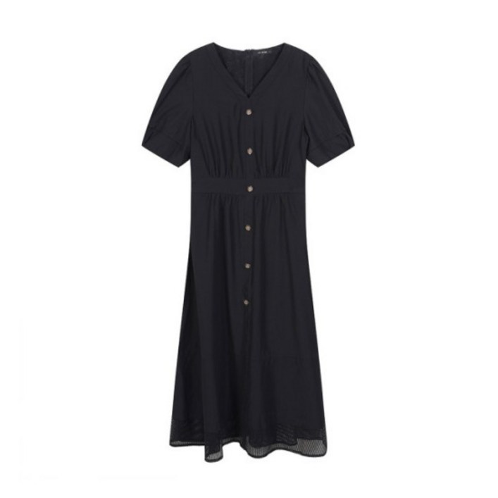 미센스 브이넥 반팔원피스MB35OPM203Z