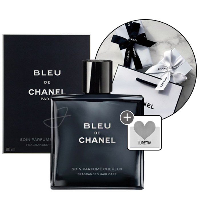 기프트리본포장세트로샤쉐 샤넬 블루 드 샤넬 프레그런스 헤어 케어 젤 크림 제형 90ml
