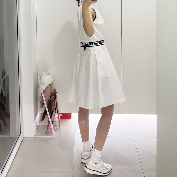 투솜 여성골프원피스 러브밴딩 지퍼원피스 여성골프원피스 여자 골프 웨어 봄 여름 쿨냉감 UV 자외선차단 의류