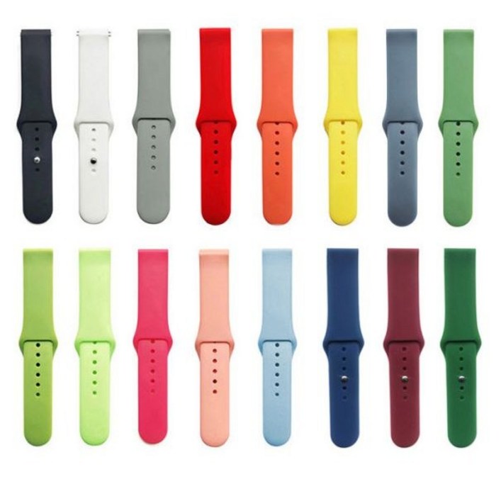 아지야샵 갤럭시워치 실리콘 컬러스트랩 스트랩 호환 밴드 시계줄