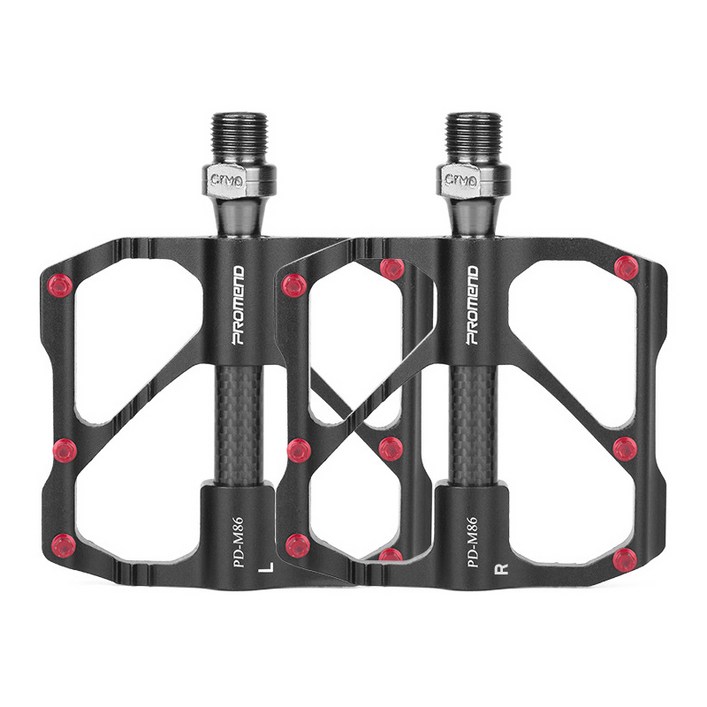 자전거 평페달 MTB 로드 카본 경량 패달, MTB_블랙, 1개