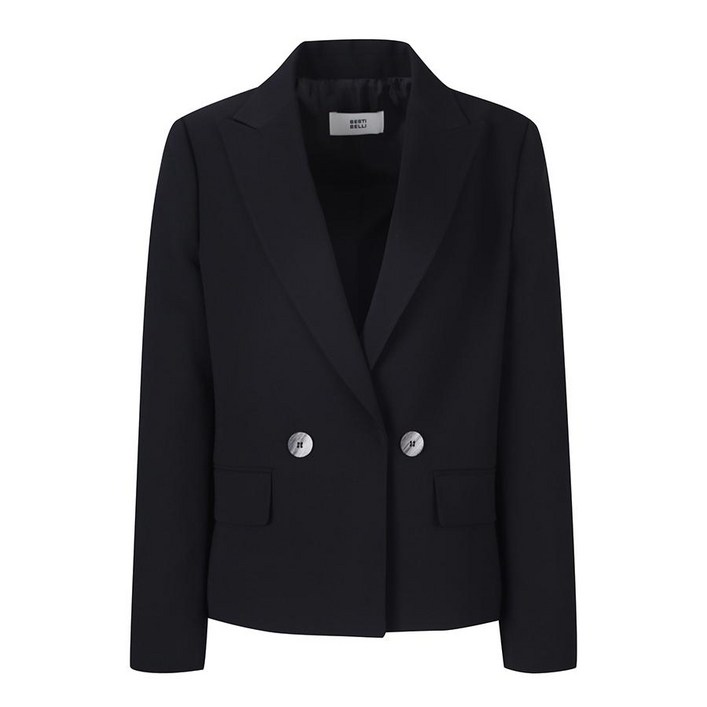 베스띠벨리 22S/S 턱 디테일 투 버튼 캐주얼 자켓 BEJ1156BK