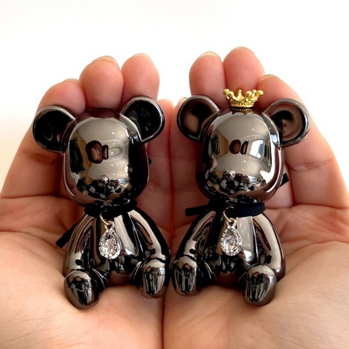 11세트 픽도큐먼트 크롬 차량용 방향제 베어브릭 2개, 1세트, 화이트코튼