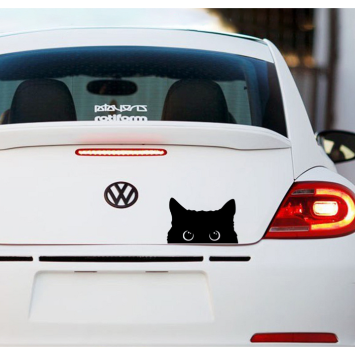 아띠랑스 고양이 포인트 스티커 차량용 데칼 튜닝 흠집 스티커