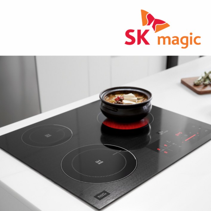 전국설치 나비엔매직 (구)SK매직 3구 인덕션(2)+라디언트(1) 하이브리드 하이라이트 전기렌지