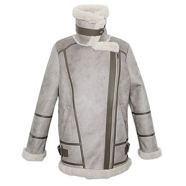 여 양털 뽀글이 후리스 플리스 여성 자켓 무스탕 점퍼 여성 의류 maje allure 사슴 가죽, 봉제 인형, 털 양고기