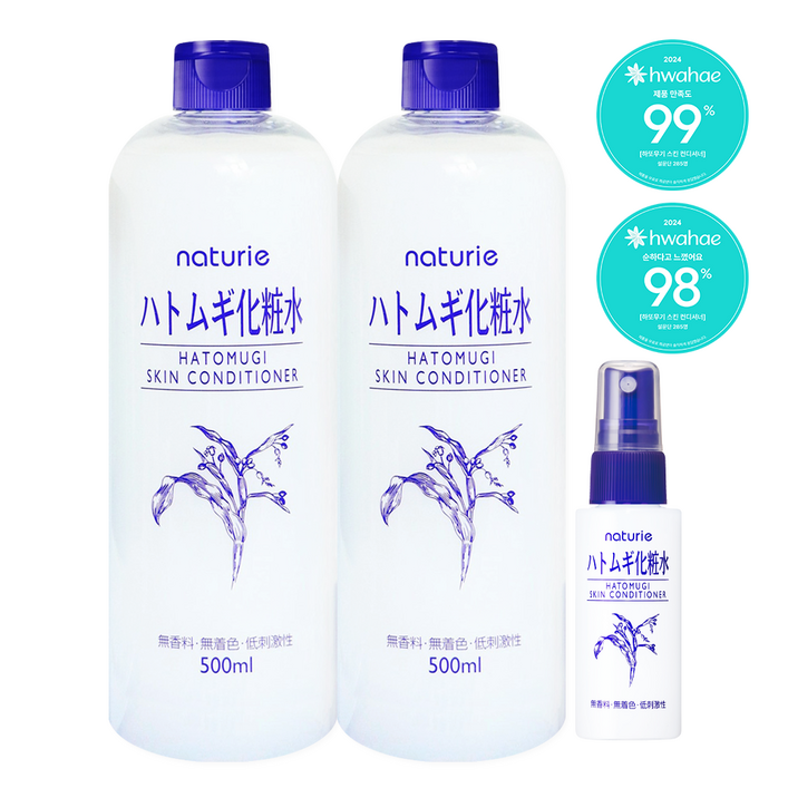 증정 나츄리에 하또무기 스킨 컨디셔너 500ml X 2개 스킨미니어처, 2개, 500ml