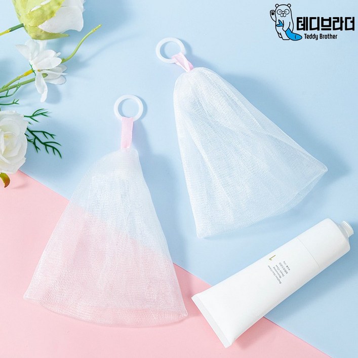 테디브라더 세안 거품망 2P+2P 버블망 비누망, 1개, 거품망2p+거품망2p