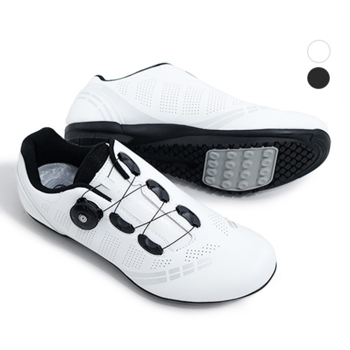 SUB22 경량 평페달 자전거신발 사이클 슈즈 고급형, 260, 화이트