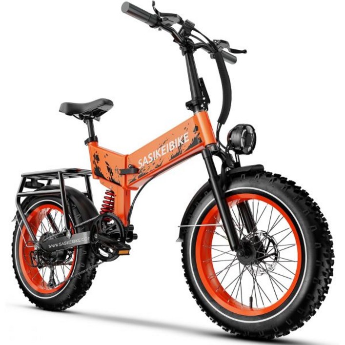 성인용 1500W 전기 자전거 풀 서스펜션, 48/52v 20AH 먼지 자전거, 20인치 x 4.0 지방 타이어, 최대 30mph 및 70마일 눈, 산, 도로용 인증 획득