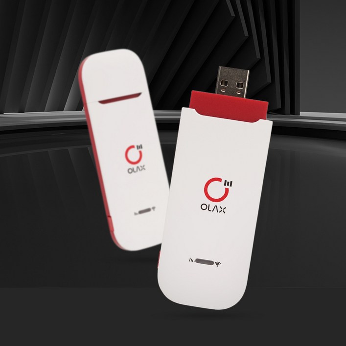 OLAX LTE 라우터 OX100 4G 동글 휴대용 와이파이 유심 USB, 1개