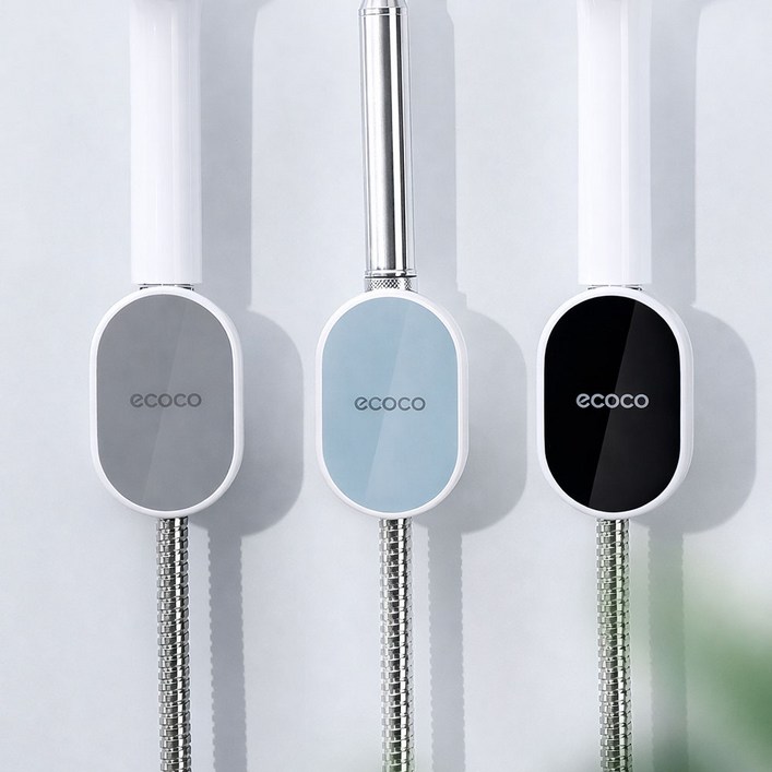 ECOCO 무타공 각도조절 샤워기 거치대