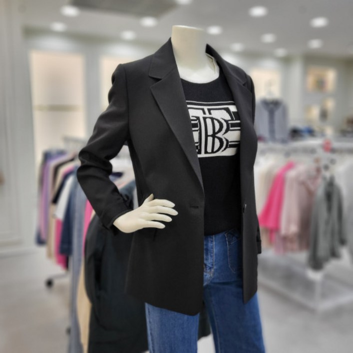 베스띠벨리 24S/S 뒷단추포인트 원버튼자켓/IBJAC2107