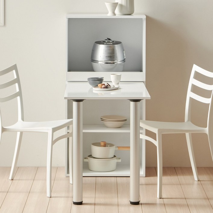 바로방가구 히트 식탁렌지대 1200 주방수납장 선반 밥솥장 전자렌지다이 렌지대