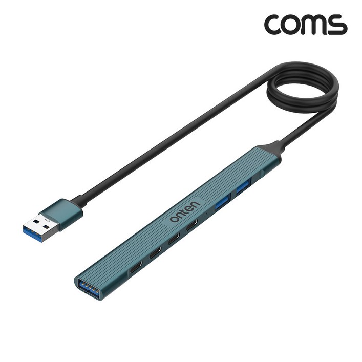 컴스 C타입 4포트 A타입 3포트 USB 멀티 허브 FW072