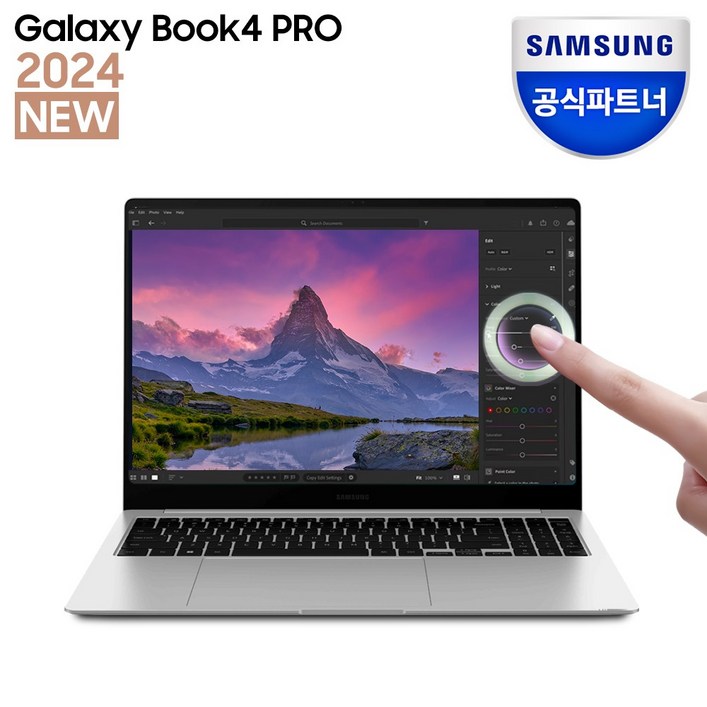 삼성전자 갤럭시북4 프로 NT960XGQ-A52A 인텔 코어 울트라 5 삼성노트북 고해상도 AI 노트북 사무용 노트북 대학생 노트북, 플레티넘실버, NT960XGQ-A52AS, 코어Ultra5, 2TB, 32GB, WIN11 Home
