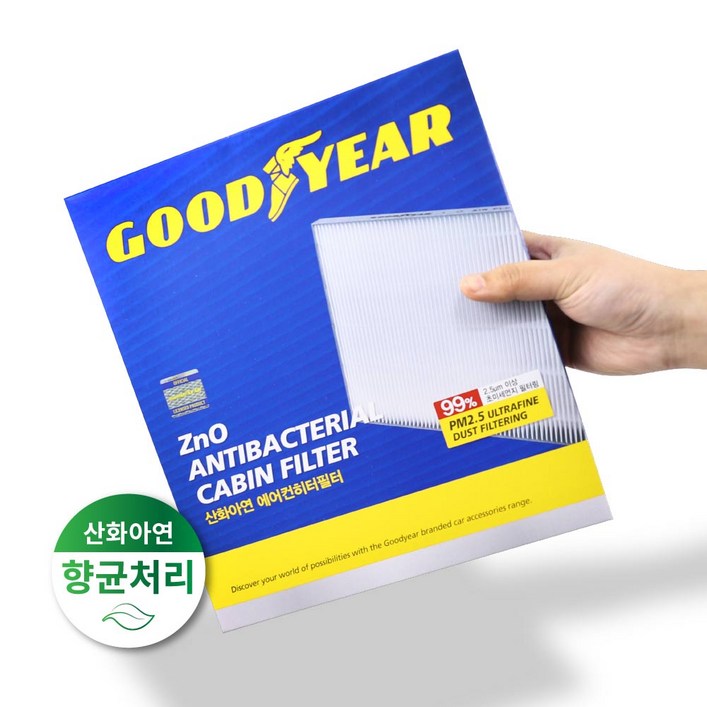 딜온 프리미엄 산화아연 향균 에어컨 필터 제네시스G70 16년현재까지전용 10호, 1개