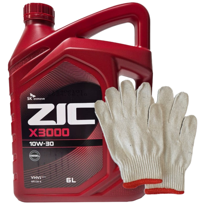 SK 지크 X3000 10w30 6L 엔진오일 6리터 디젤, 6L, 10w30, 1개