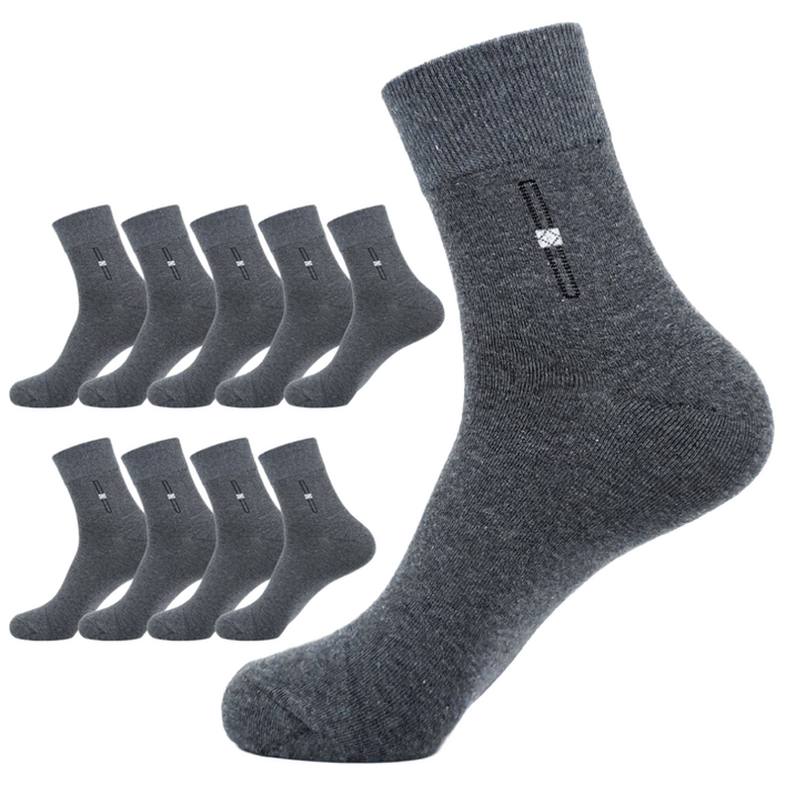 싹스큐 남자 프리미엄 심플 중목양말 10켤레 세트